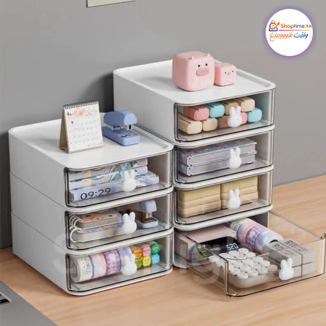 Organisateur de Maquillage et Rangement Multi-Tiroirs