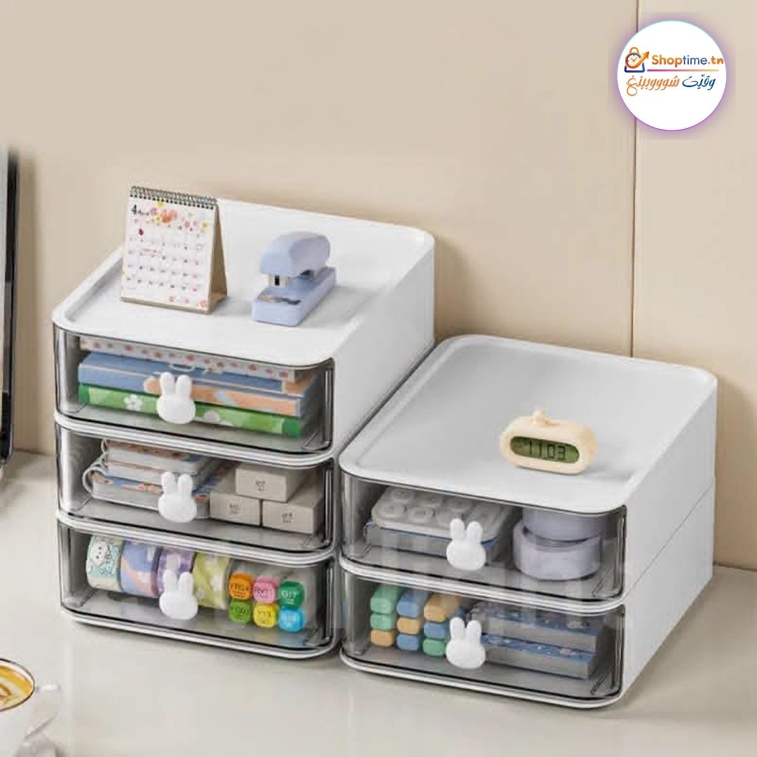 Organisateur de Maquillage et Rangement Multi-Tiroirs