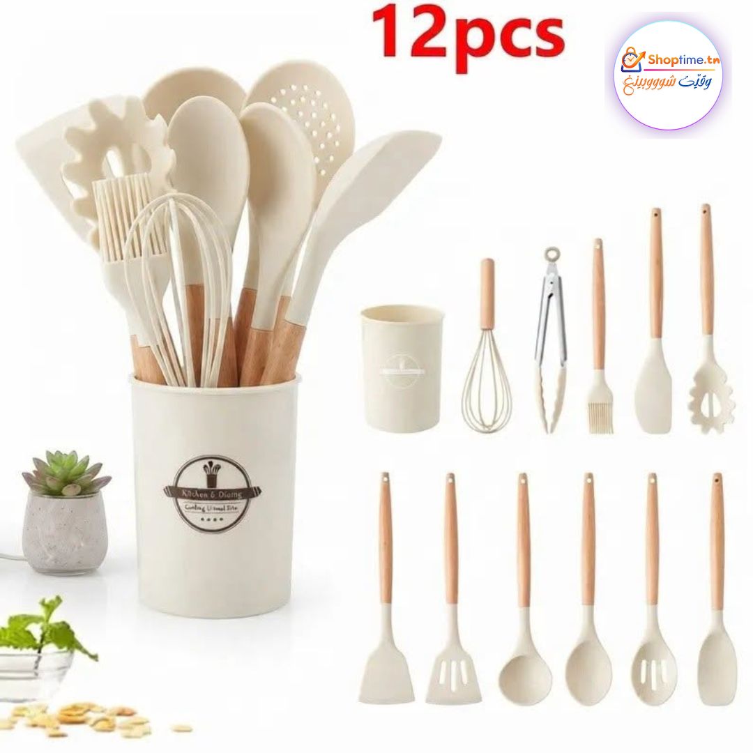 Set d’ustensiles de cuisine 12 pièces