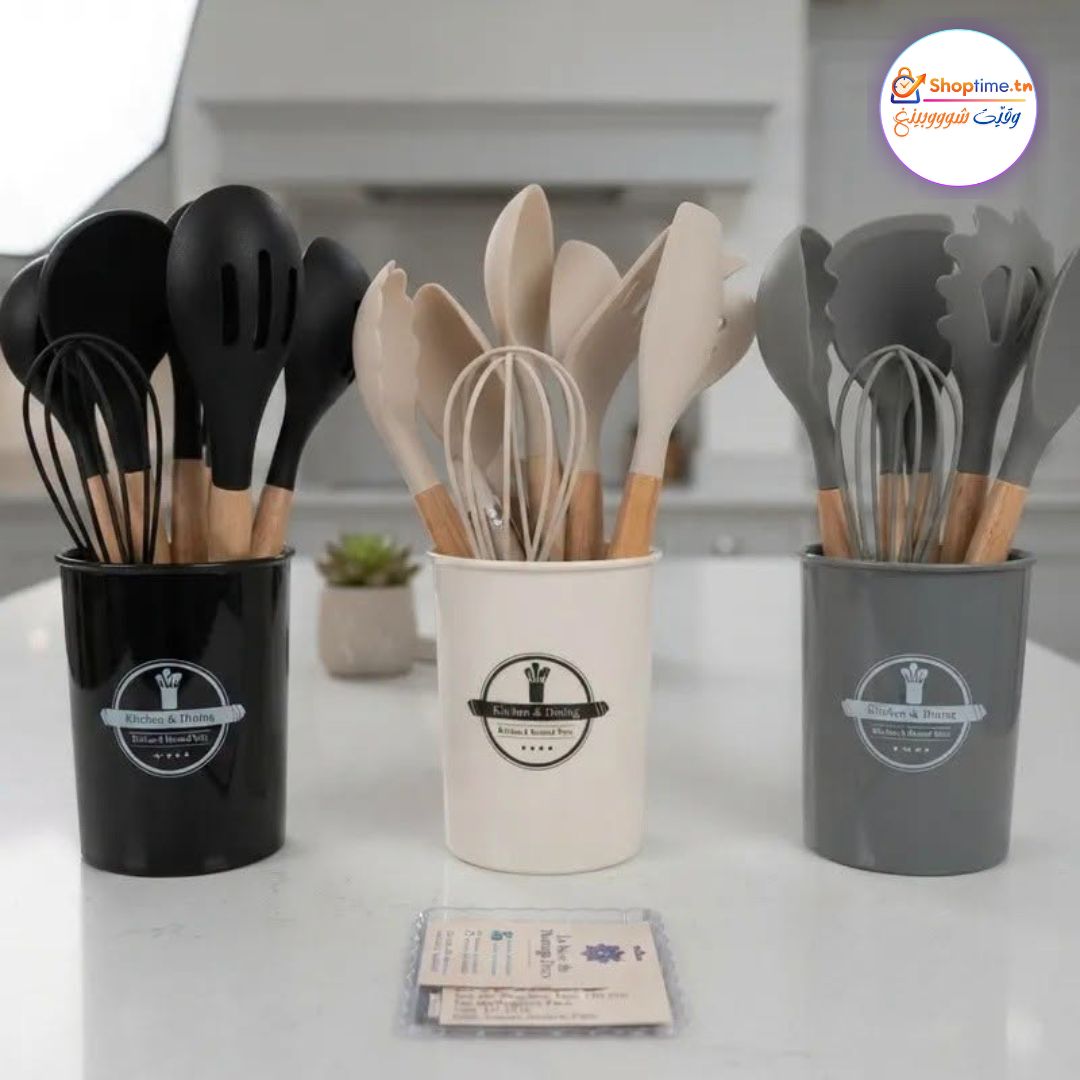 Set d’ustensiles de cuisine 12 pièces