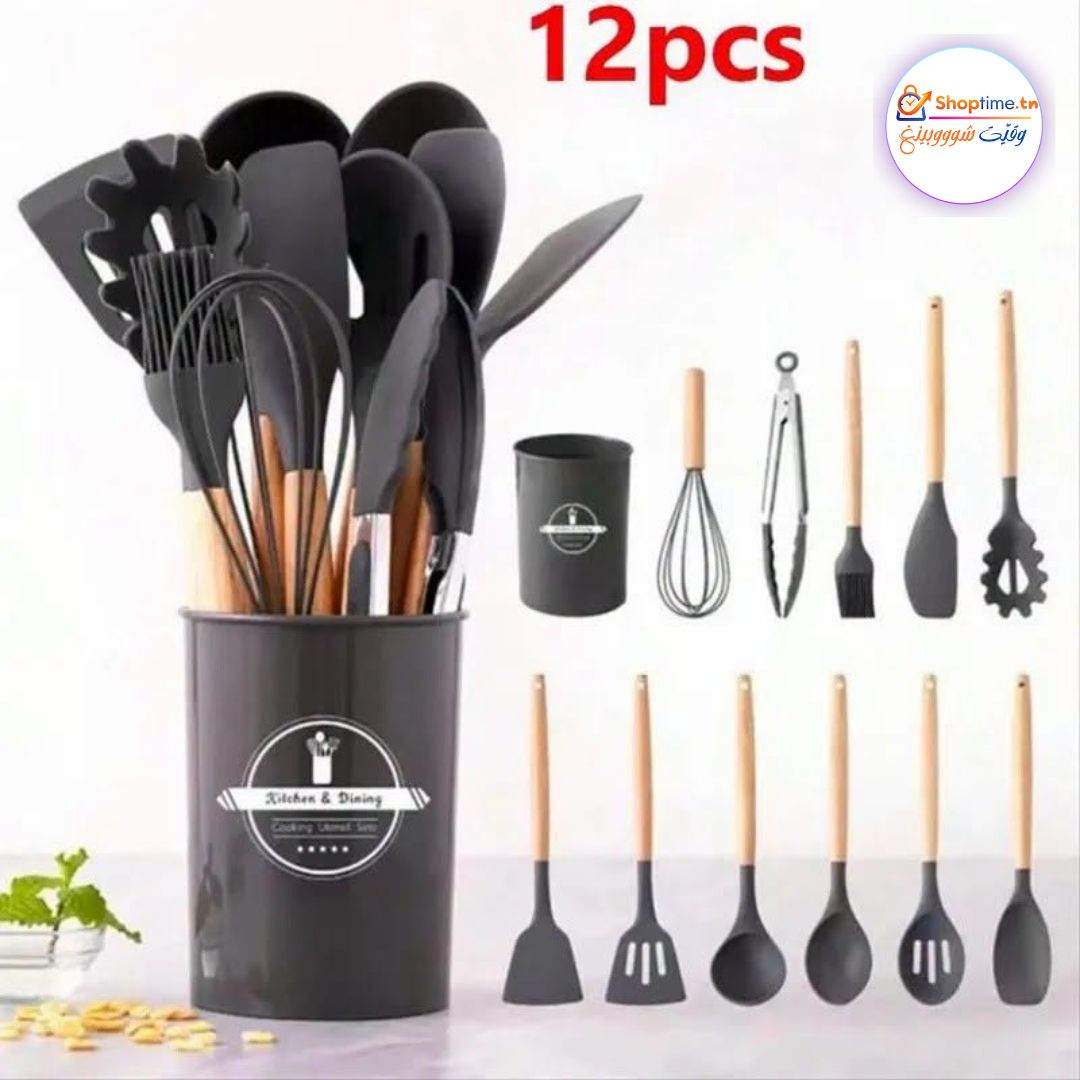 Set d’ustensiles de cuisine 12 pièces