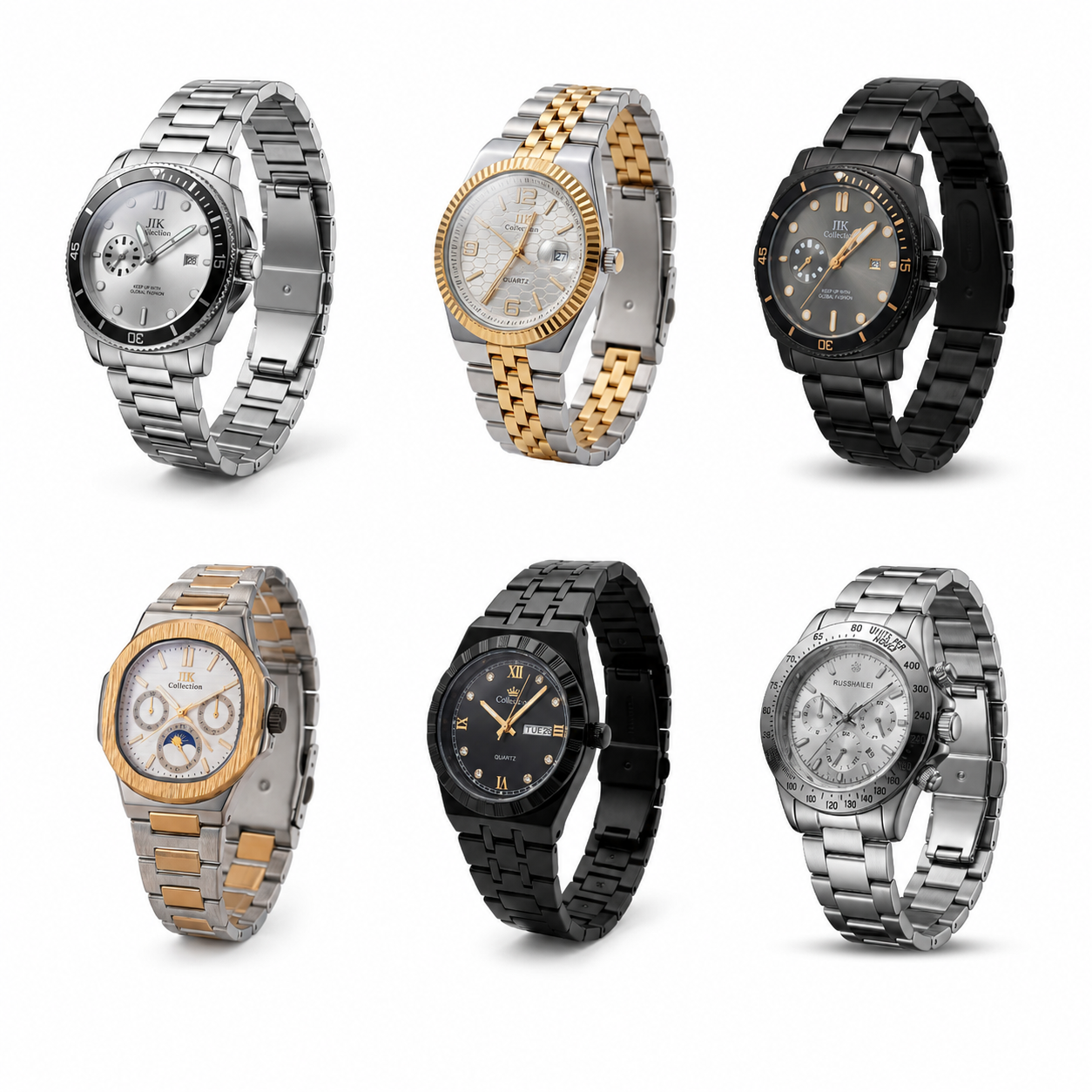Montre Homme Élégante en Acier Inoxydable