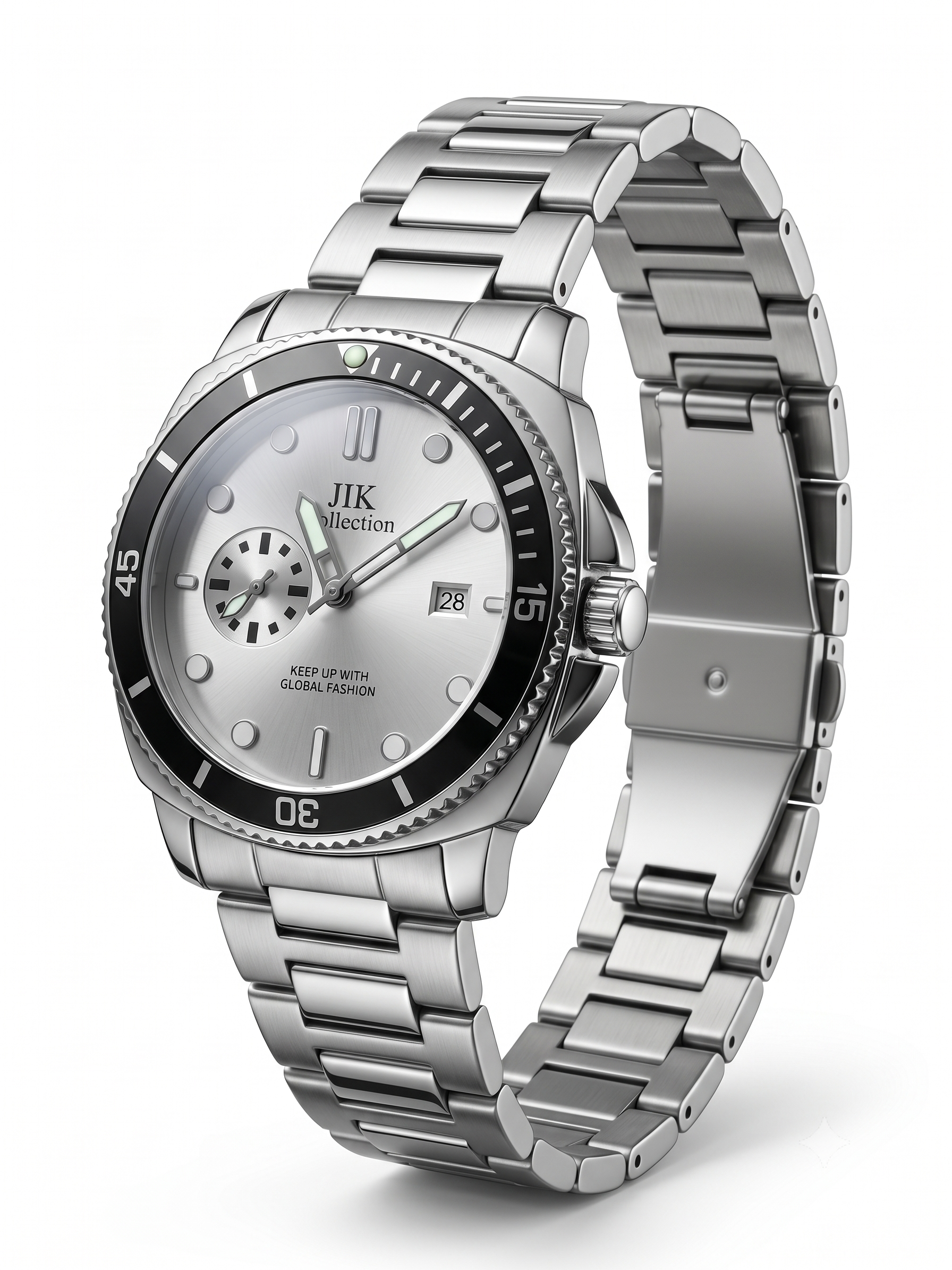 Montre Homme Élégante en Acier Inoxydable
