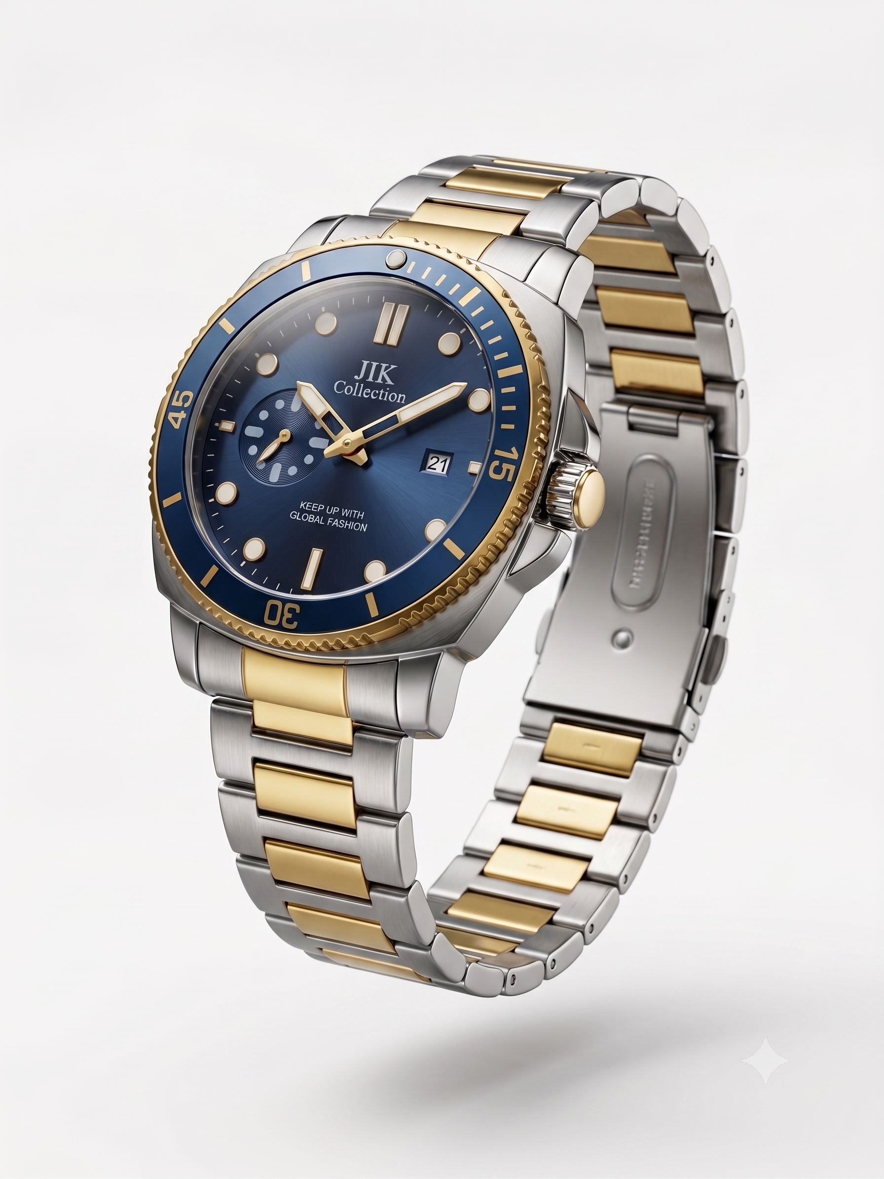 Montre Homme Élégante en Acier Inoxydable