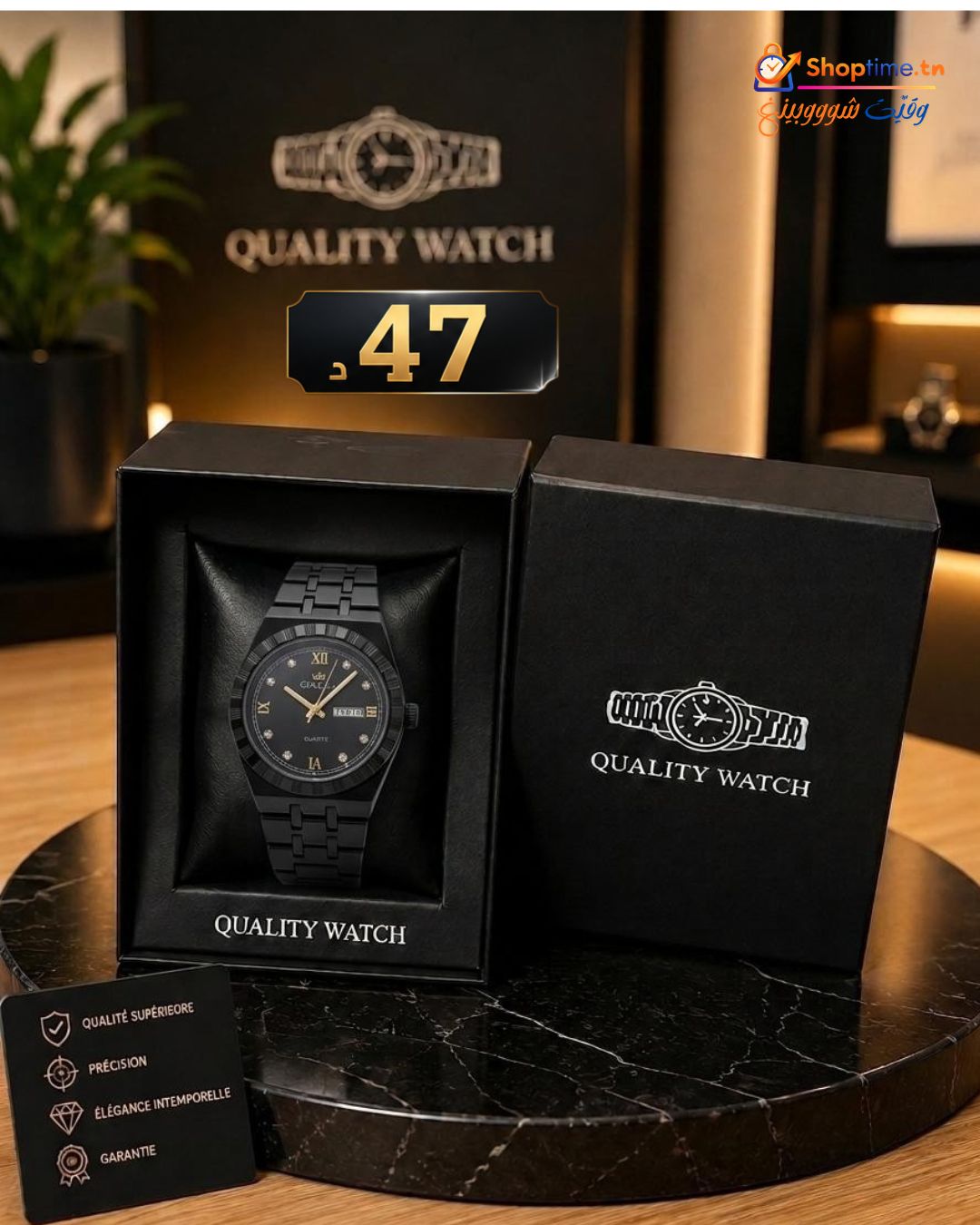 Montre Homme Élégante en Acier Inoxydable